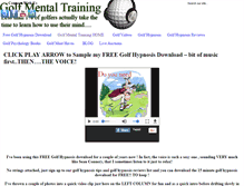 Tablet Screenshot of golf-mental-training.com
